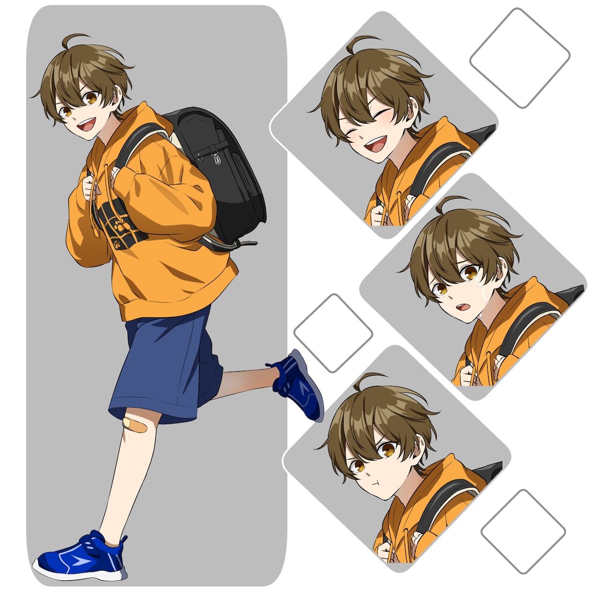 TRPG・ゲーム・動画用立ち絵制作致します 貴方のキャラクターをアニメのキャラクターのように表現致します イメージ4