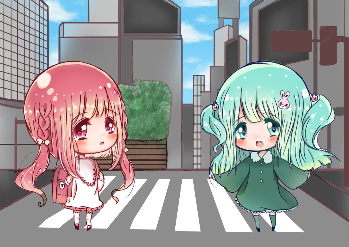 アイコン･イラスト♡ ミニキャラでよければ描きます ゆるふわなミニキャラでアイコン･イラストを描きます。 イメージ4