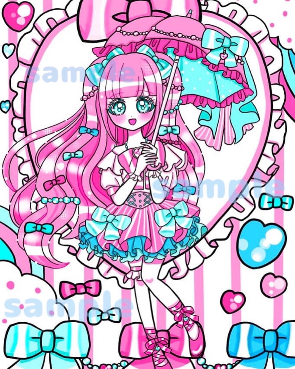 パキッとカラフル⭐︎アイコン･イラストを描きます 商用利用可◎カラフルで可愛い♡最短3日で納品！ イメージ5