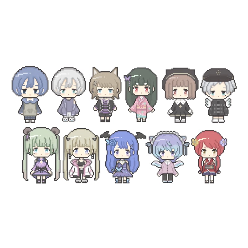 かわいいドット絵を描きます あなたのキャラクターをドット絵にします♩ イメージ1