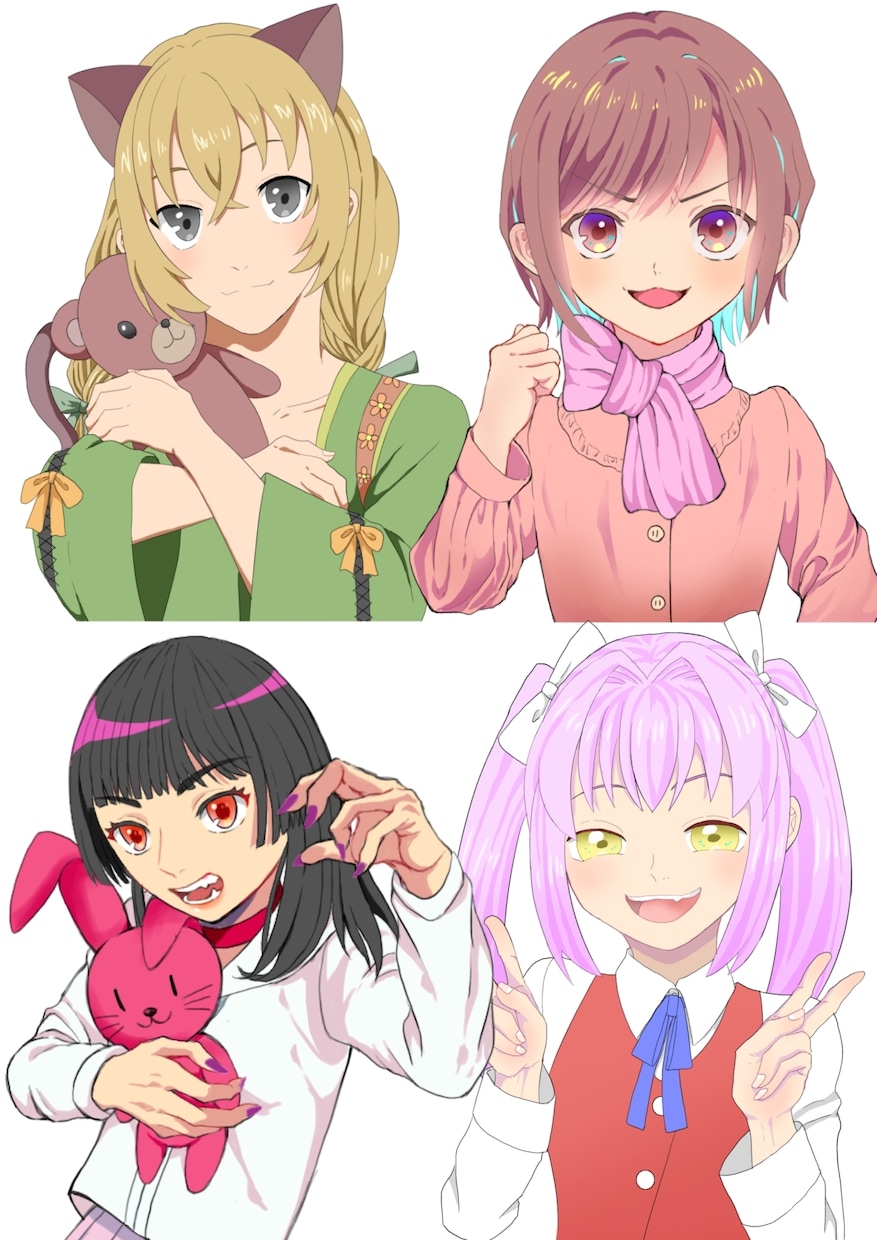 オリジナル一枚絵，立ち絵も描きます 様々な作風であなただけの一枚絵，立ち絵を描きます！ イメージ7