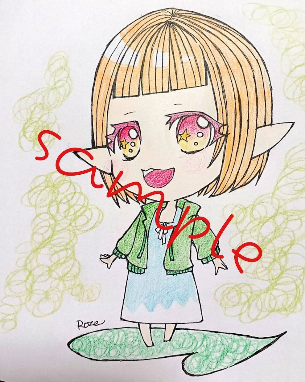 アナログイラストかきます アナログならではのイラストでデフォルメ等のアイコン描きます イメージ5