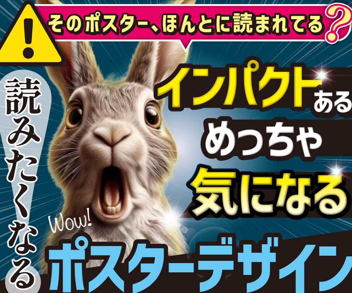 キャリア15年以上!　読みたくなるポスター作ります プロデザイナーがあなたの企画の認知度UPのお手伝いをします！ イメージ1