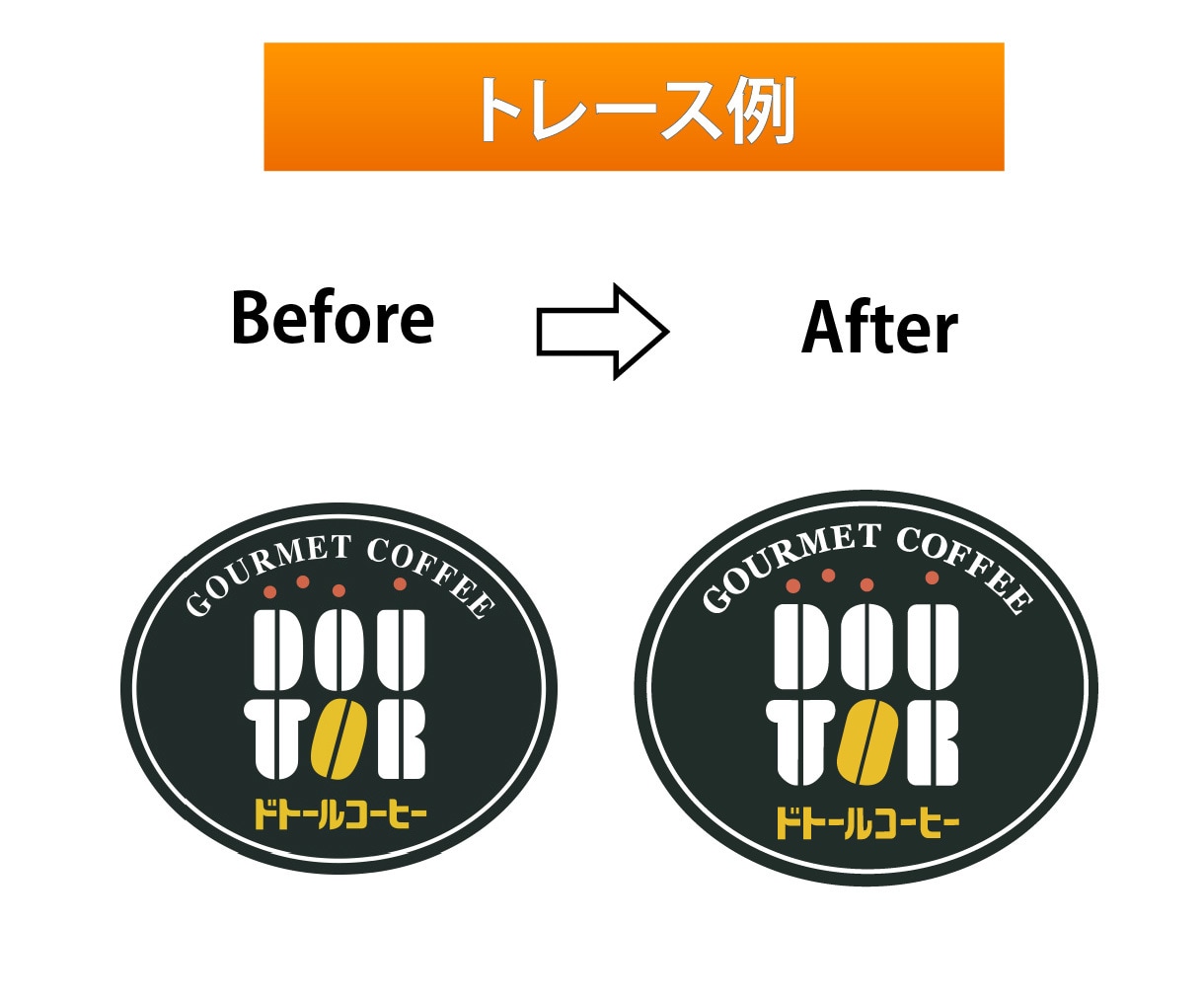 ロゴのトレースします ロゴのアウトラインデータを作成いたします イメージ2