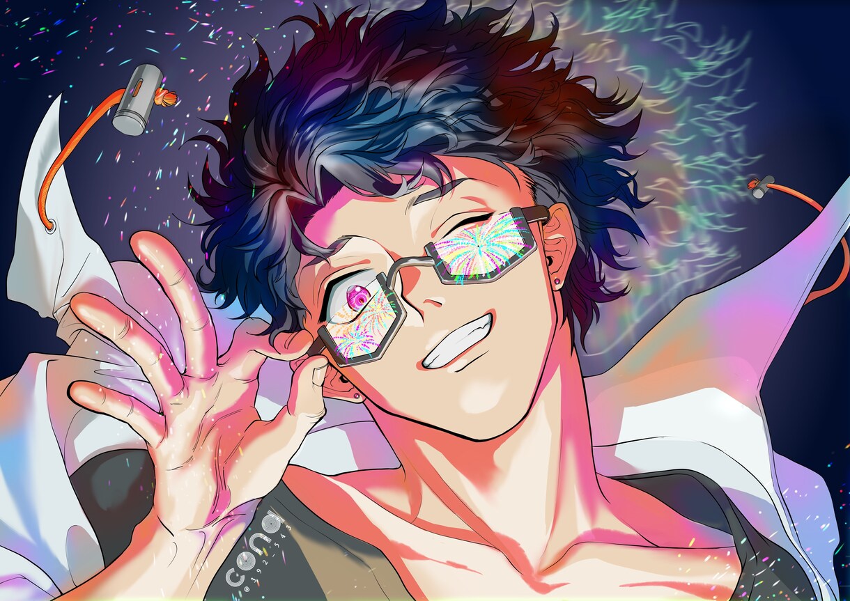アニメ風イラスト描きます！◉GIF動画にもできます ラフ段階の修正無制限！商用･著作権料含◎様々な用途に使用可能 イメージ3
