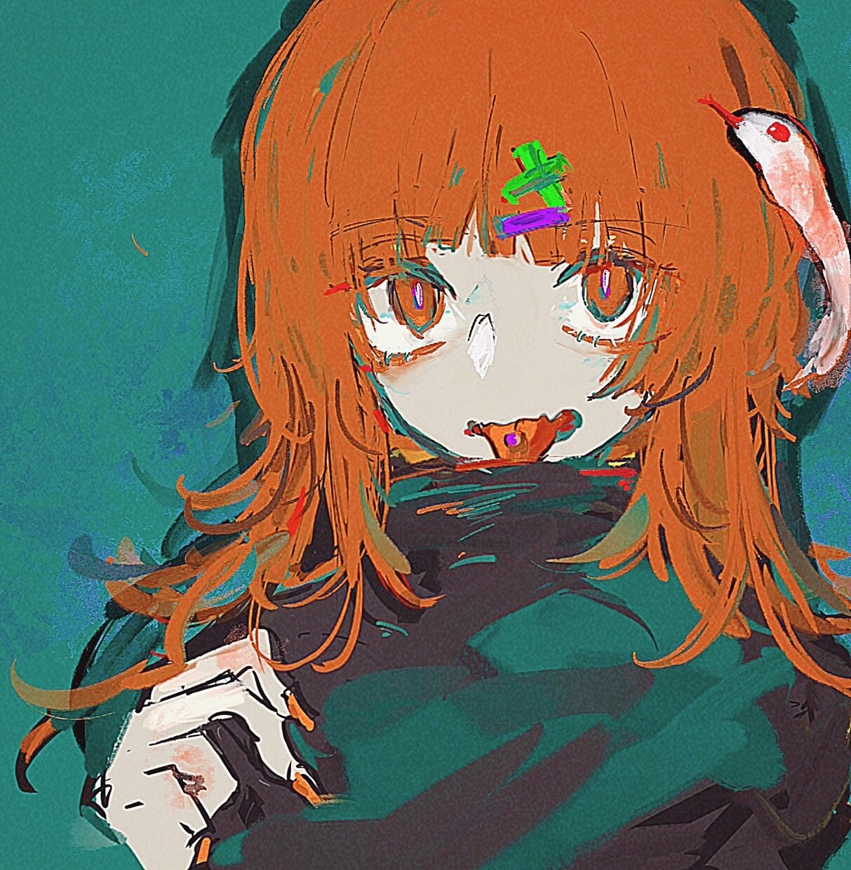ラフなタッチを活かした厚塗りSNSアイコン描きます 質感と表情で目を惹く、あなただけの一枚を。 イメージ3