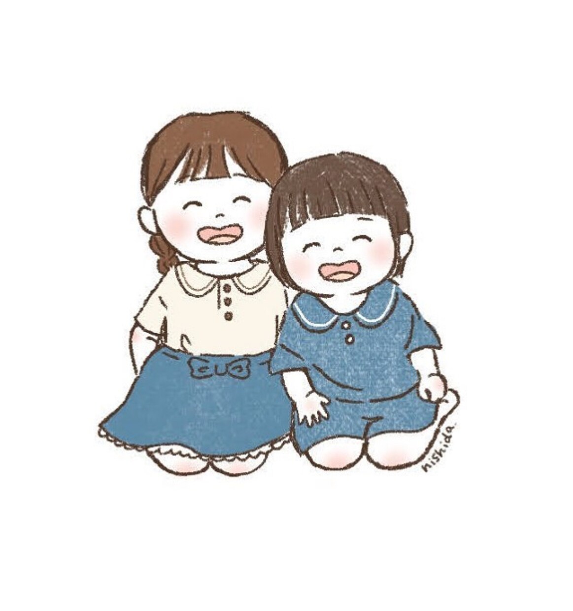 お子さんの成長記録に♡雰囲気似顔絵、お届けします ●印刷して、アイコンに、色々な用途でお使いください。 イメージ1