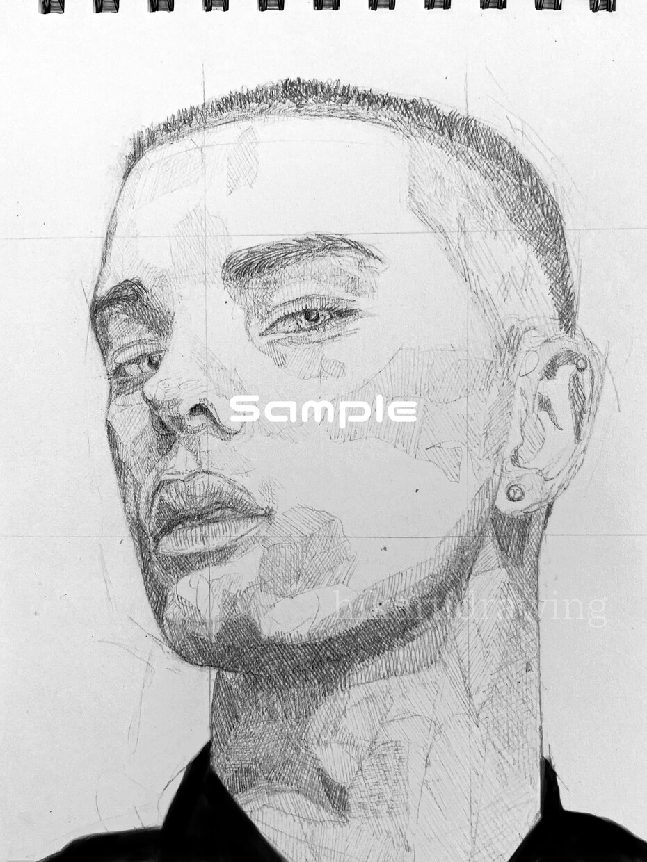 鉛筆画・似顔絵をスケッチスタイルで描きます SNSのアイコンとしても◎他との差別化になりますよ〜！ イメージ6