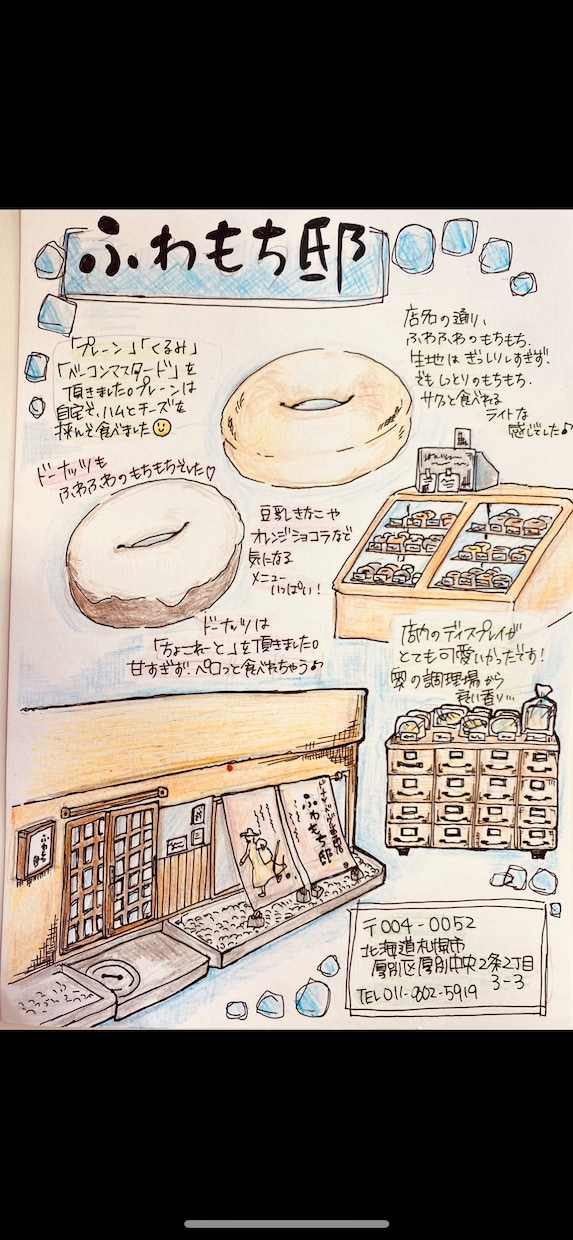 あなたのお店のメニュー、紹介イラスト描きます 飲食店などのメニュー、外観のイラスト描かせてください^ ^ イメージ2