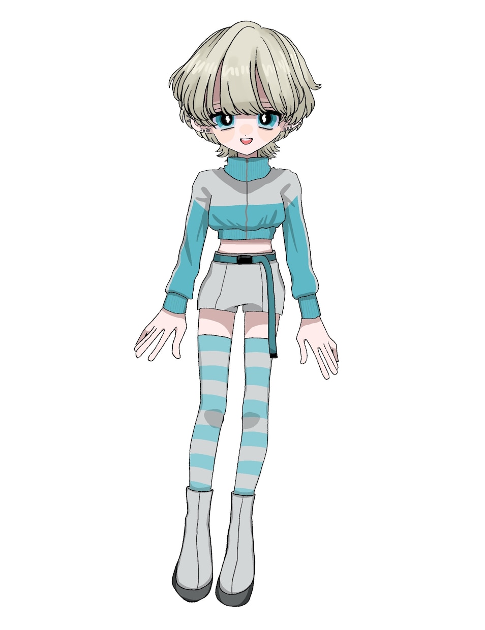 Vtuber、Live2Dパーツ分け作画描きます 個性的な絵柄を求めている方他とはかぶらない可愛いLive2D イメージ2