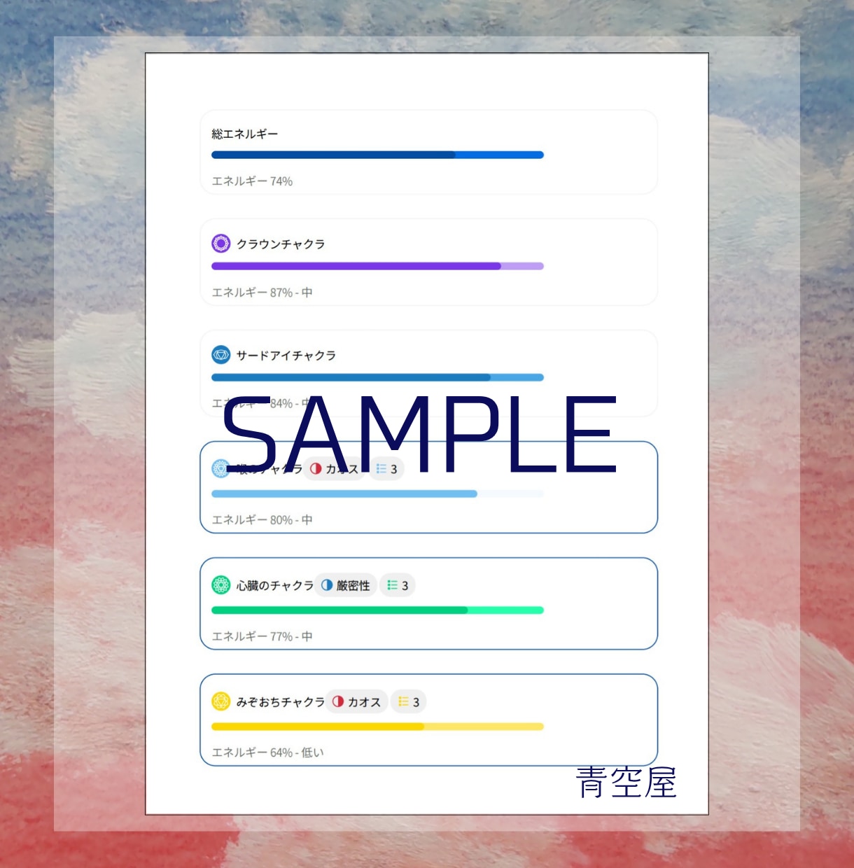 あなたのオーラを分析します 波動調整器ヒーリーであなたを分析・波動調整します イメージ2