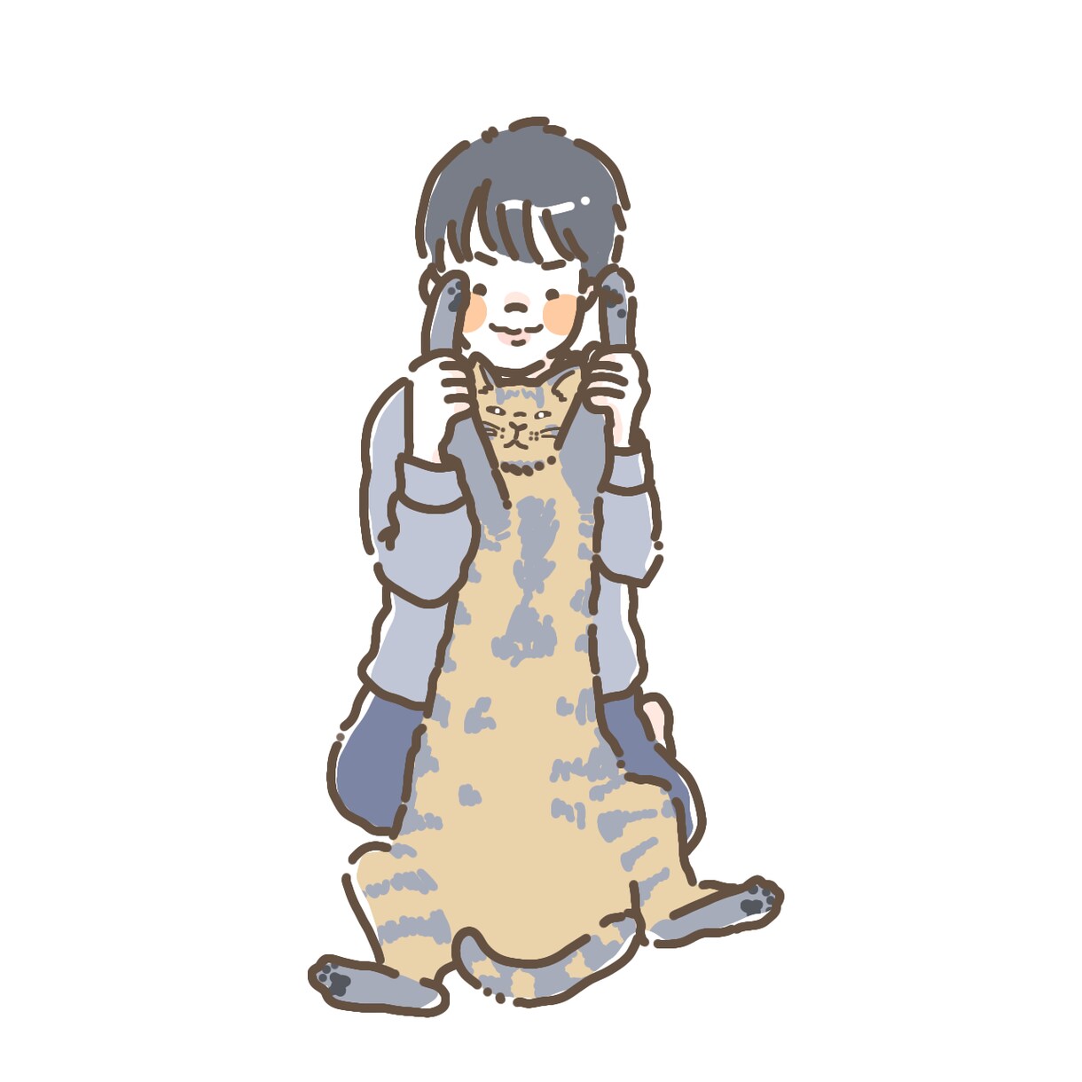 お子さんのイラスト描きます お子さん、ご家族の写真を元にイラストを描きます！ イメージ2