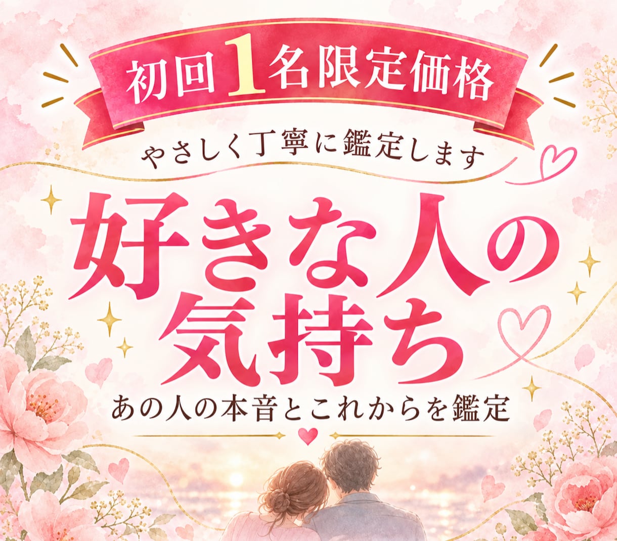 先着者限定値段！好きな人の気持ちと今後を鑑定します あの人の気持ち・距離感・二人の今後を読み解く イメージ1