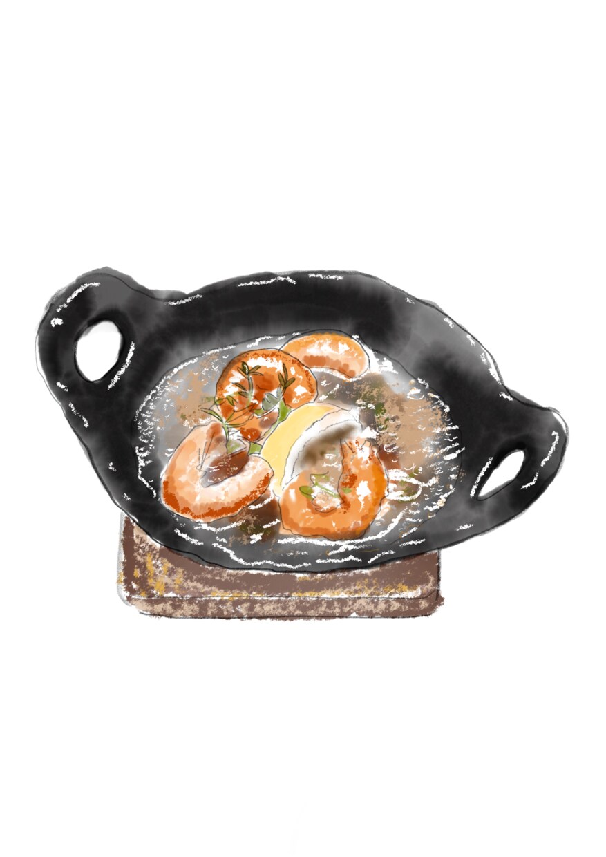 透明水彩でシズル感のある食べのもイラスト描きます 写真より美味しそう！おしゃれで映える食べ物イラスト イメージ1