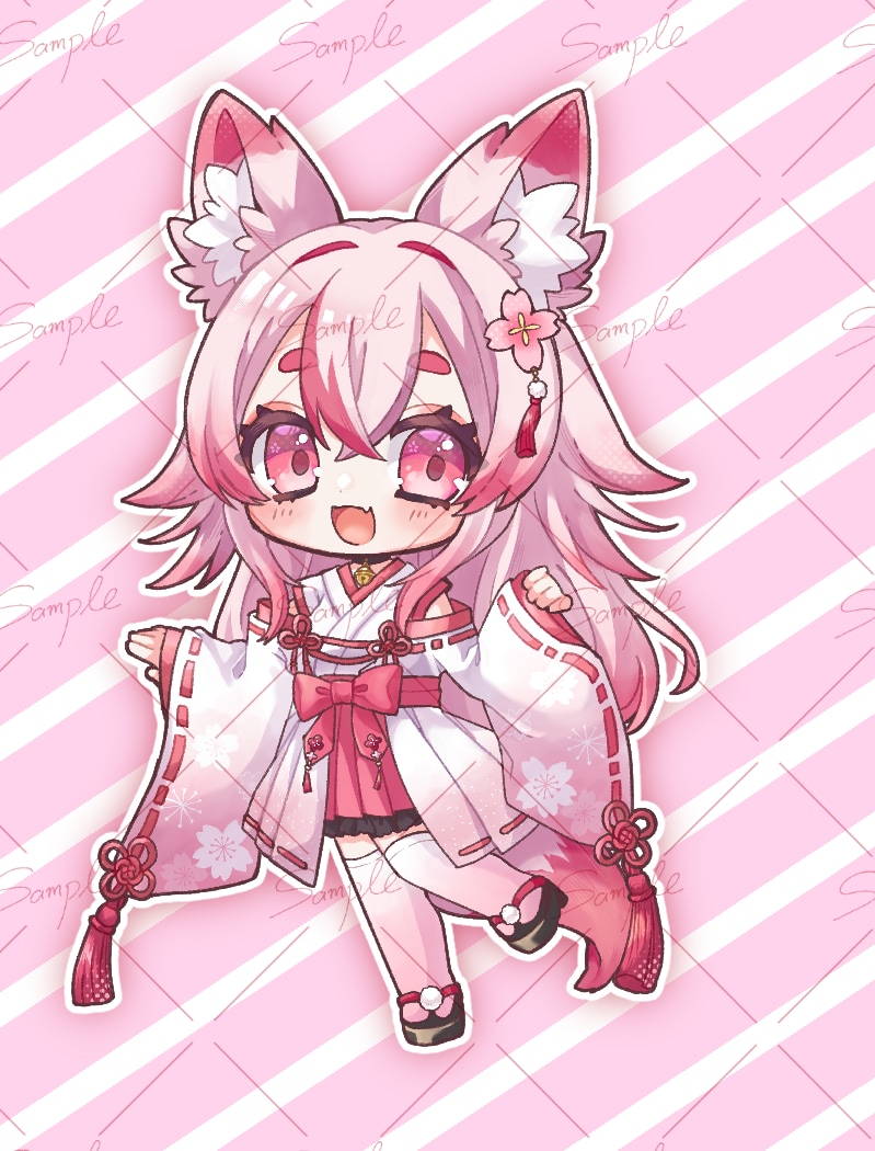 デフォルメイラストお描きします Xの告知やポスト、グッズなどにご利用いただけます！ イメージ9