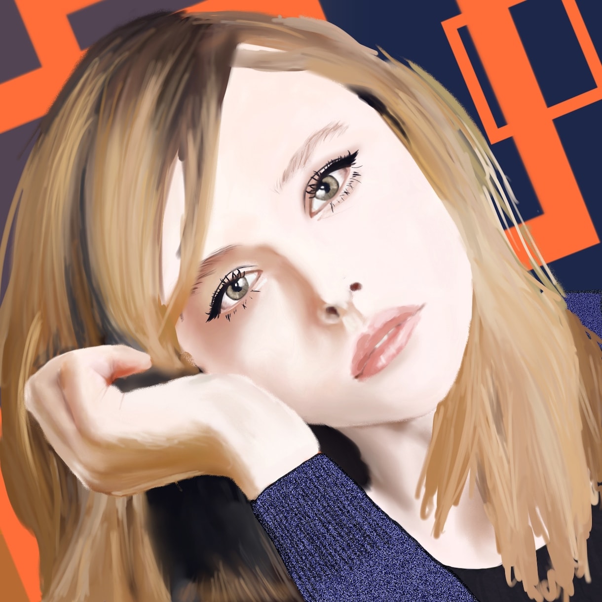 写真をオーダーメイドの似顔絵でリアルよりで描きます 他にはない世界に一つだけの似顔絵を イメージ3
