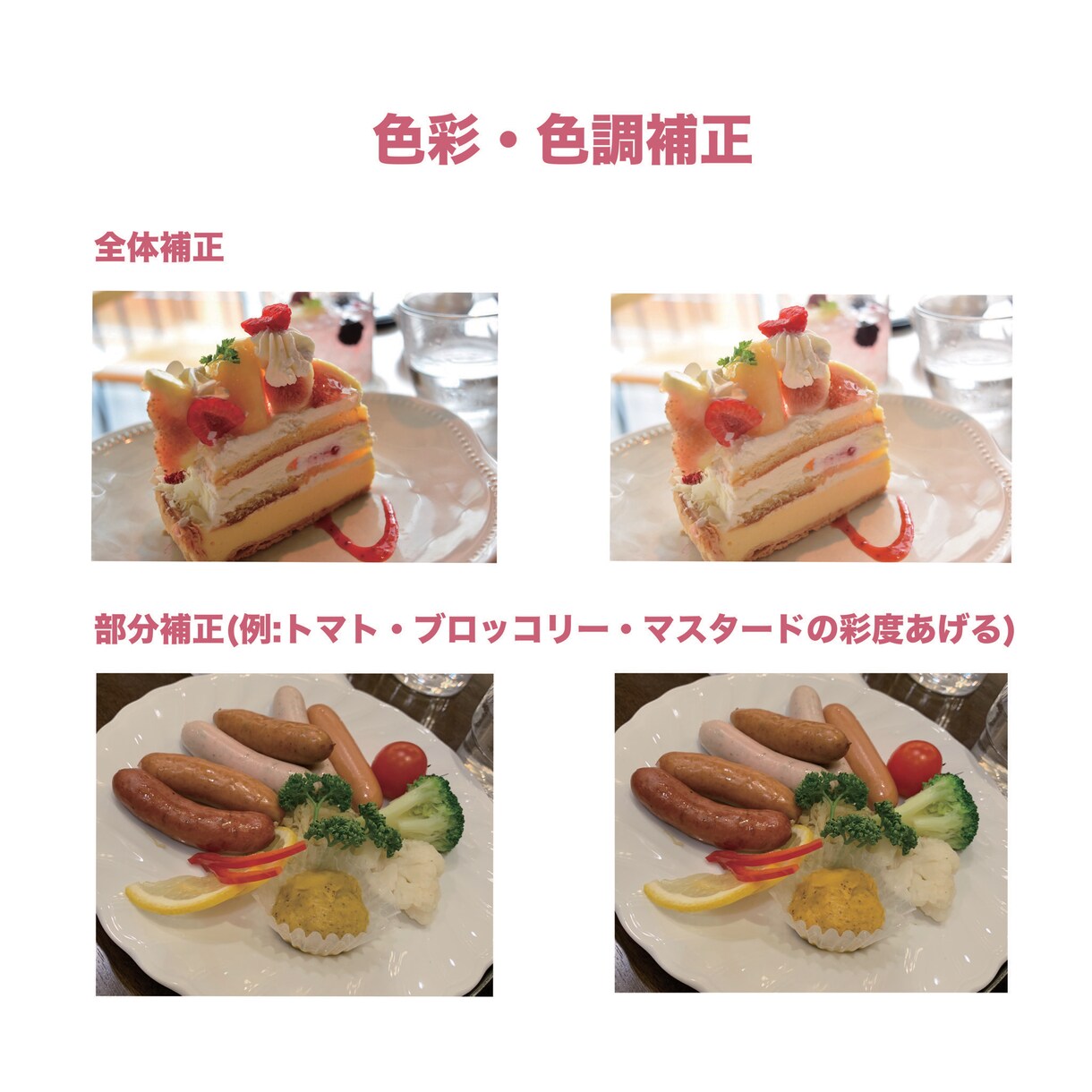 画像の編集、加工、切り抜き等格安で作業いたします 画像の不要物除去、美肌加工、色補正、切り抜き等何でもどうぞ！ イメージ2