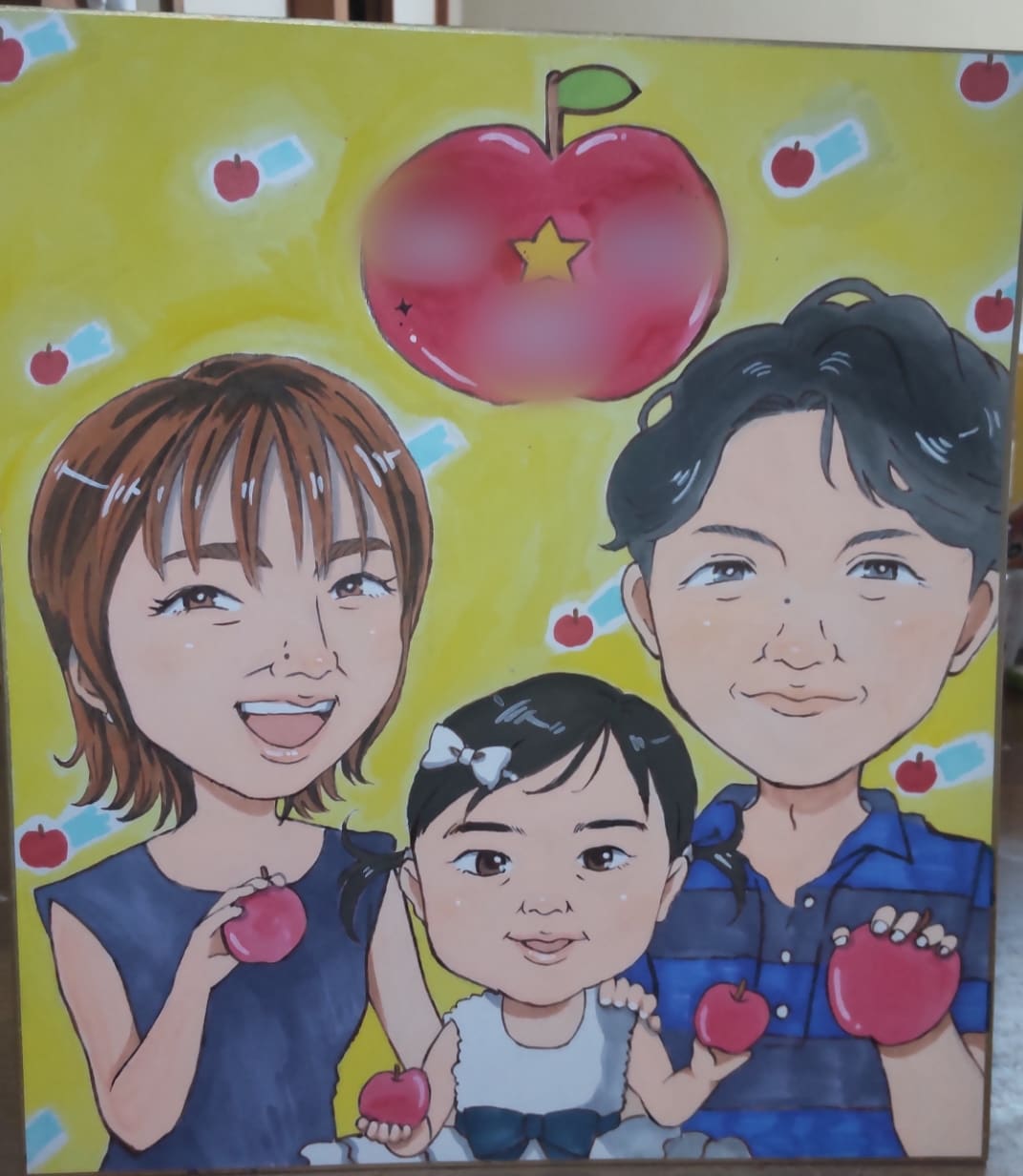 世界で一つのオーダーメイド似顔絵描きます 明るい癒やされる似顔絵をお描きします。 イメージ2