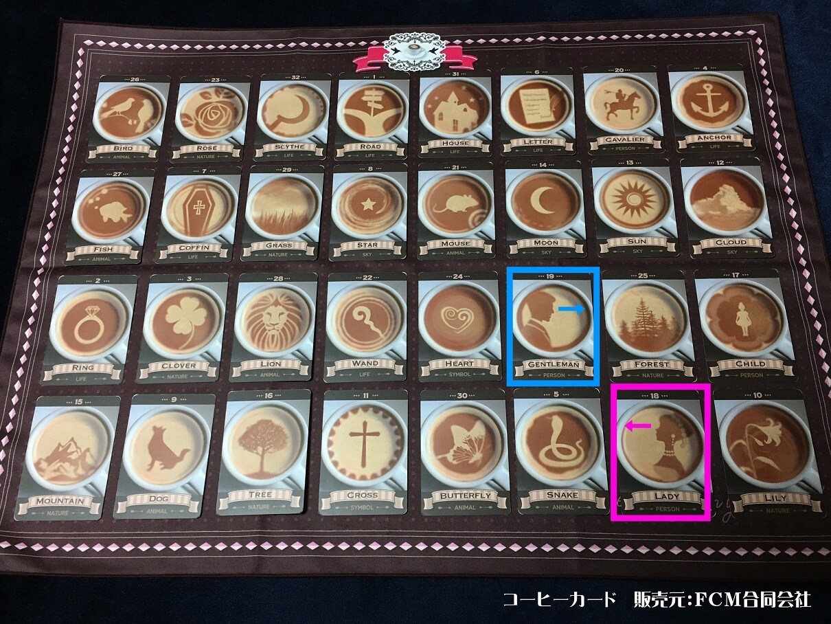 コーヒーカード・グランタブローで恋愛占います コーヒーカード・インストラクターが占います！ イメージ3