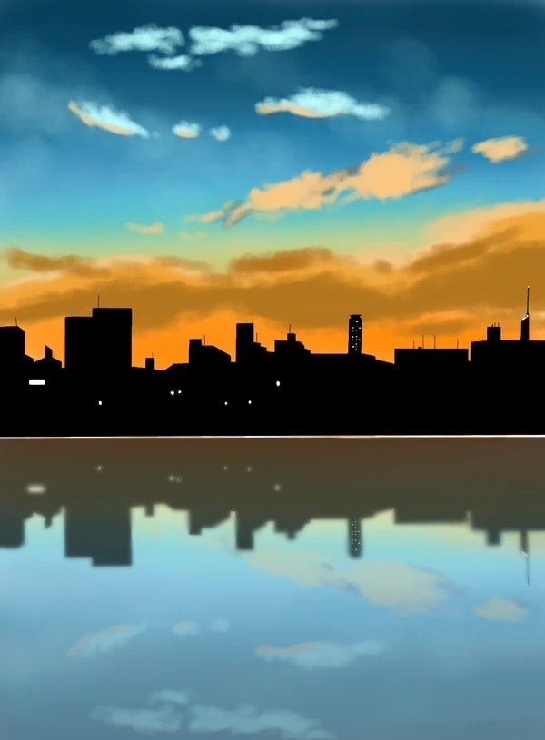 ノスタルジックな風景・背景イラスト描きます SNSのヘッダーや待ち受けなどにどうぞ！ イメージ2