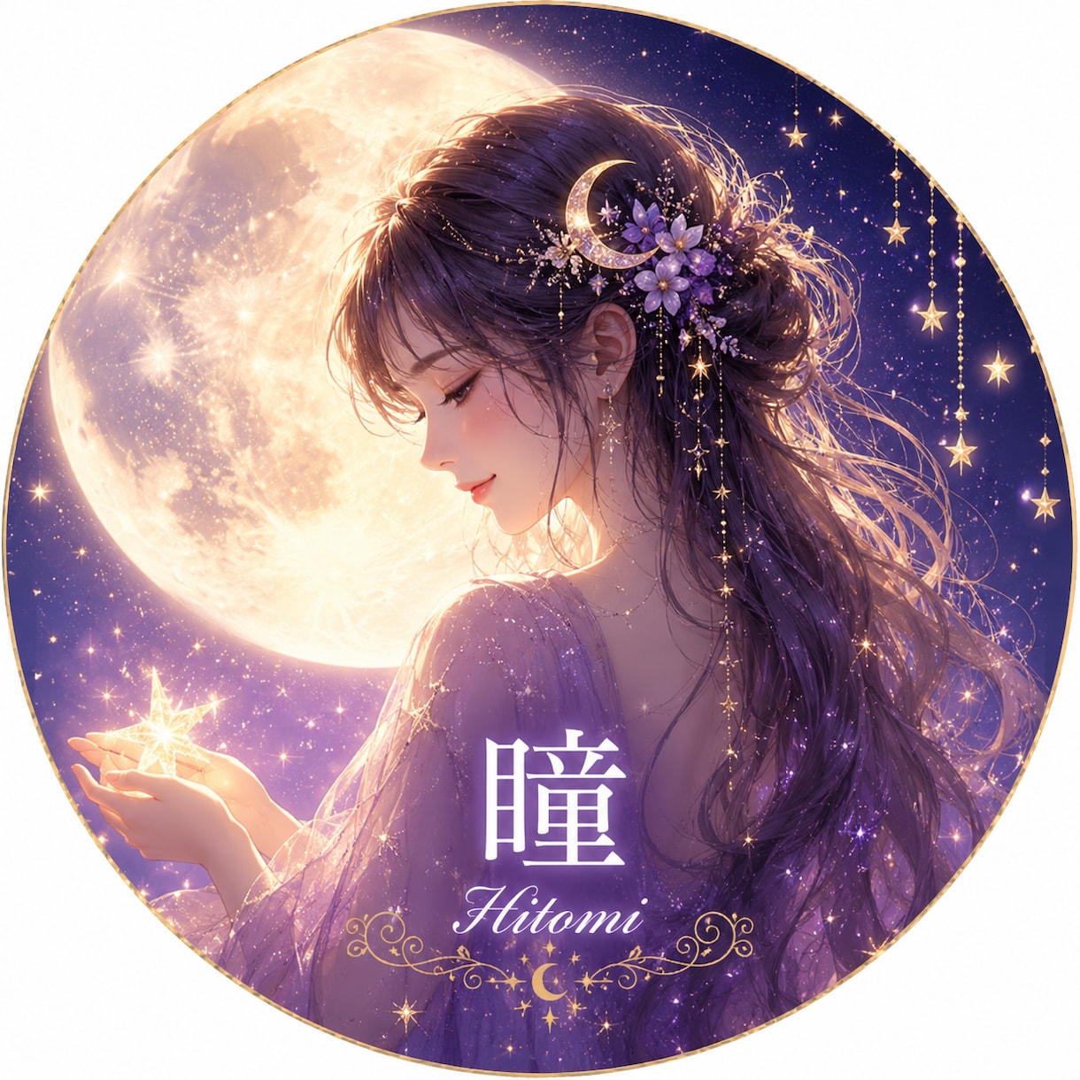 心に響く幻想的な画像を制作します 月や星空など、幻想的で心に残る一枚を制作いたします。 イメージ10