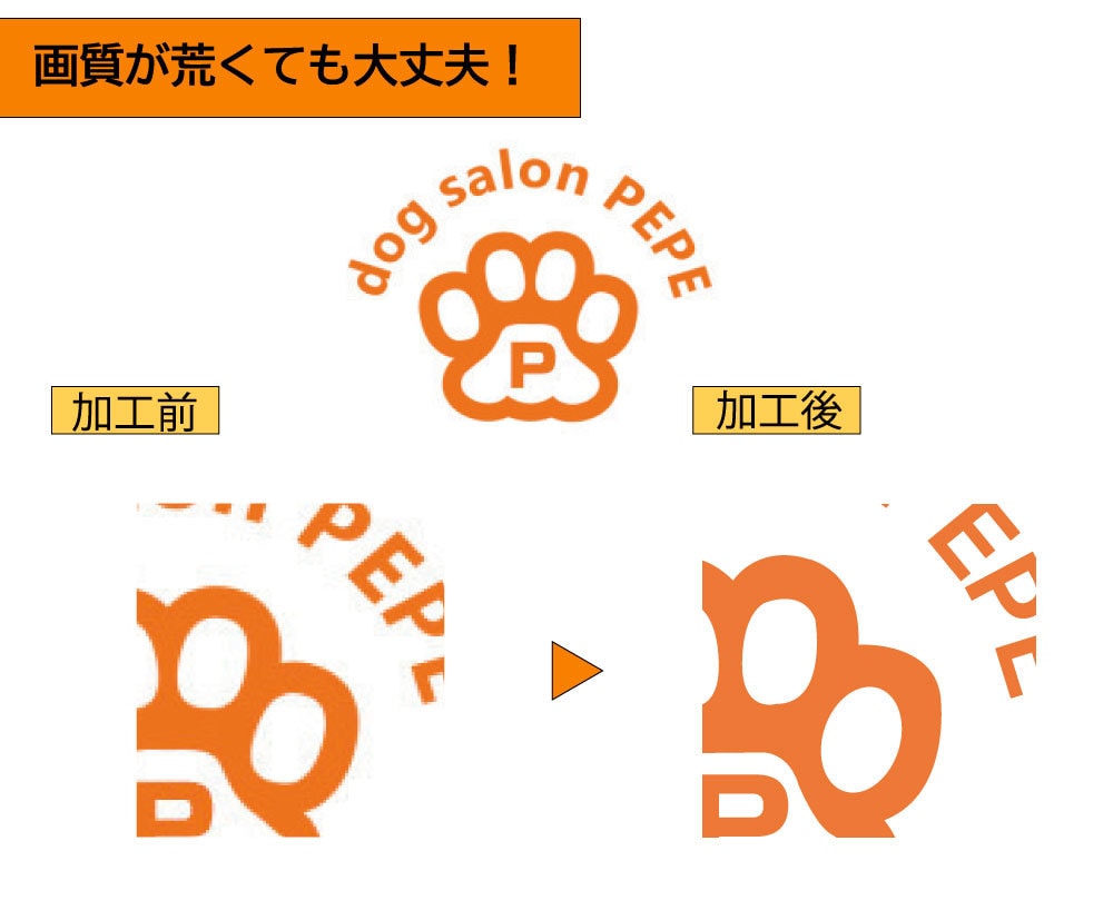 お持ちのロゴや画像などをトレースいたします トレースはお任せください！迅速に対応いたします イメージ2