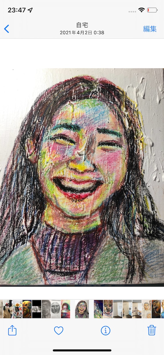あなたの大切な人、ペットの肖像画、似顔絵描きます 貴方の大切なあの人の命の輝きを遺します。 イメージ2