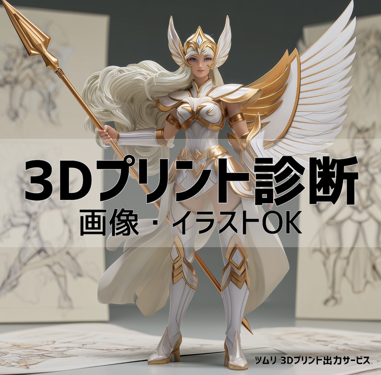 画像やイラストでOK｜3Dプリント可否を診断します 造形に必要な工程・概算予算まで分かりやすく案内します イメージ1