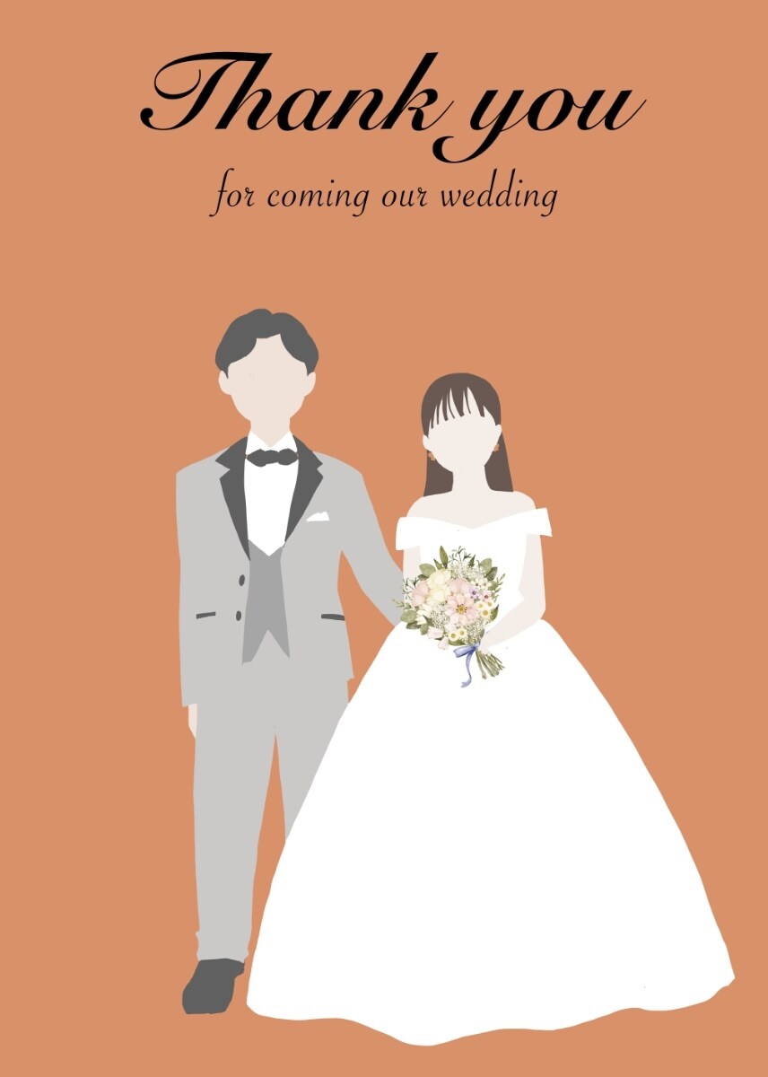 最高の1日に♡ウェディングイラスト作成します 結婚式に相応しい雰囲気に仕上げます。 イメージ4