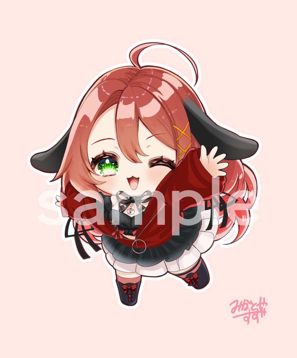 短納期☆SNSやグッズに☆可愛いちびキャラ描きます グッズ化やVの活動に！商用利用も可能な可愛いちびキャラ イメージ2