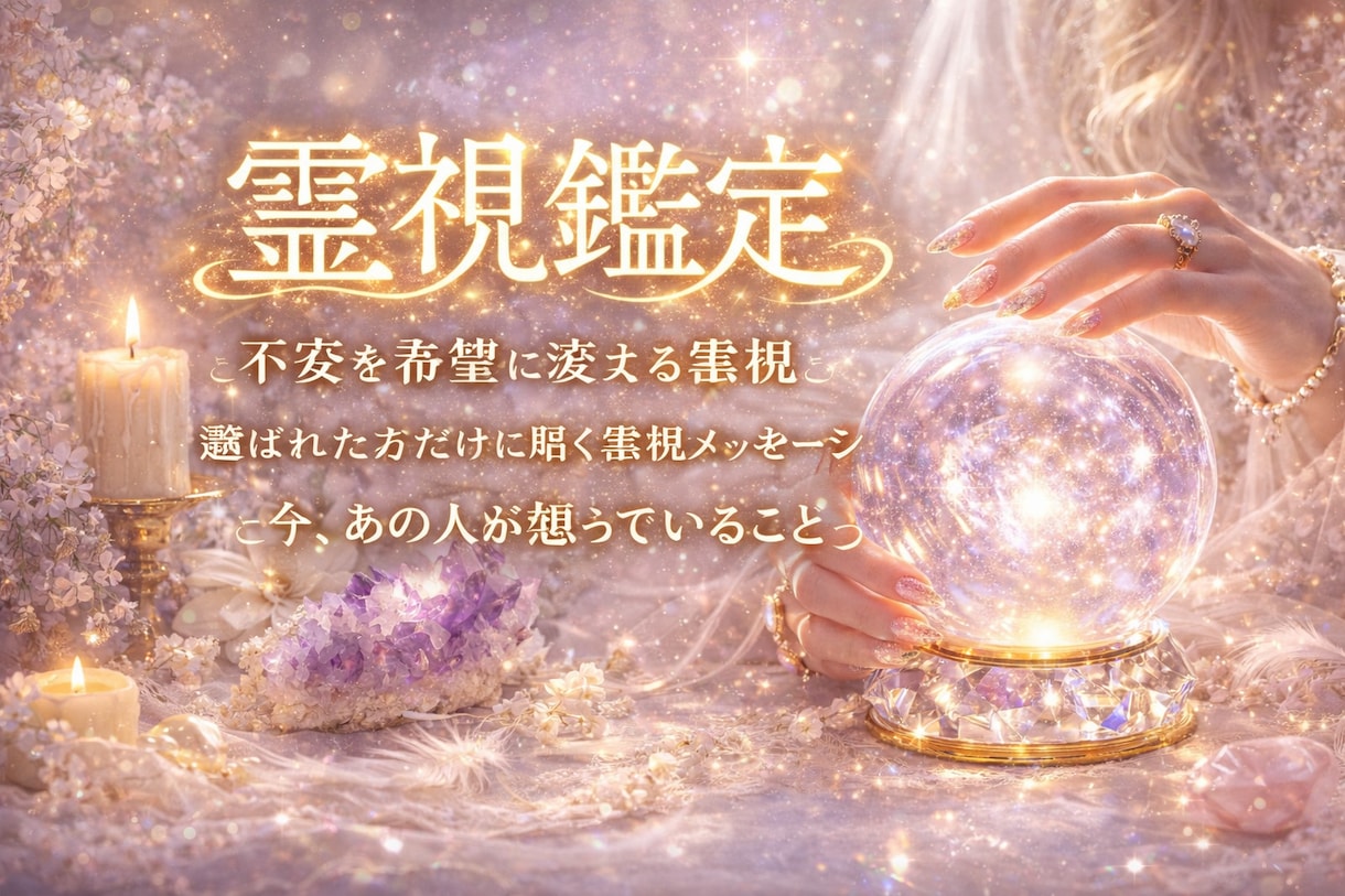 心の重荷を下ろす、優しく寄り添う霊視いたします 1人で抱え込まなくて大丈夫。味方となって視せていただきます。 イメージ1