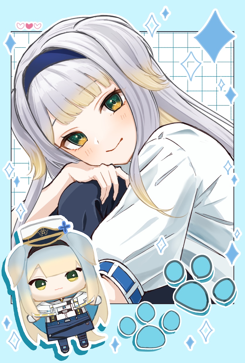デザイン性のある背景付きイラスト描きます 活動時のイメージイラスト、配信、動画サムネ等にどうぞ！ イメージ3