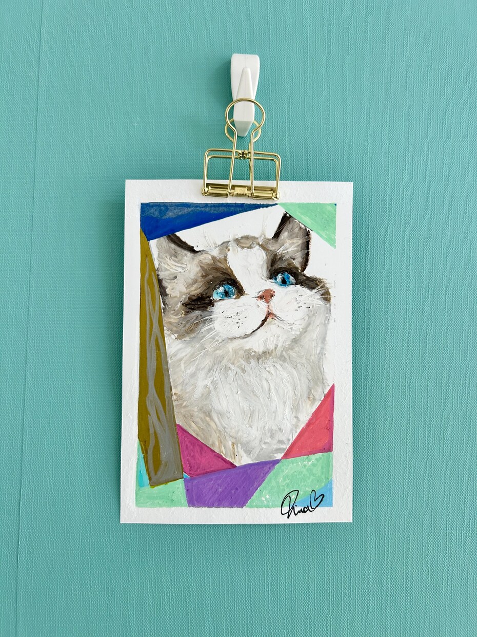 愛するワンちゃんネコちゃんの絵を描きます ワンちゃんネコちゃんの誕生日にも★大切な思い出に イメージ1