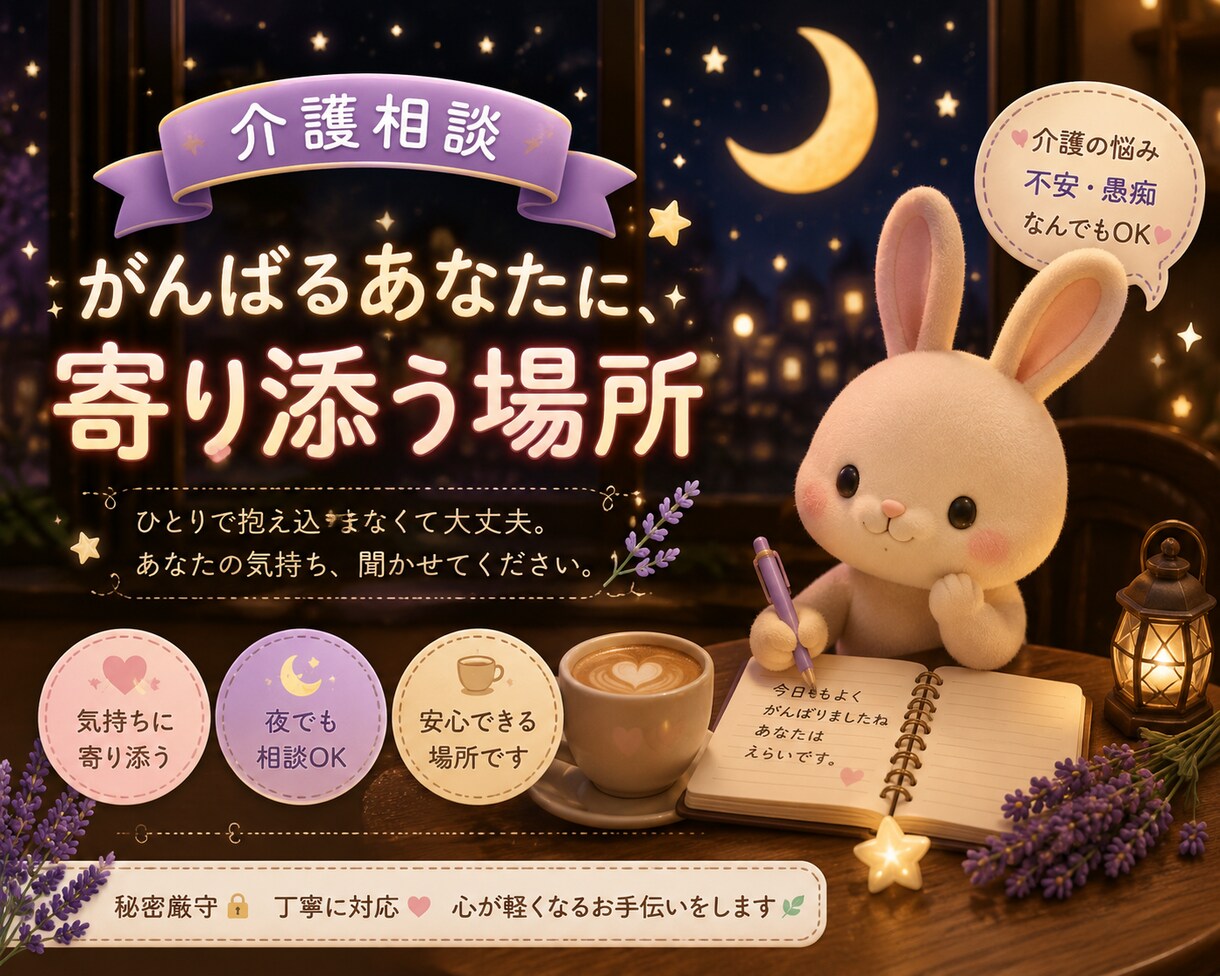 現役介護士が夜勤明けの愚痴を聞きます がんばってきたあなたが、介護という仕事を嫌いにならないために イメージ1