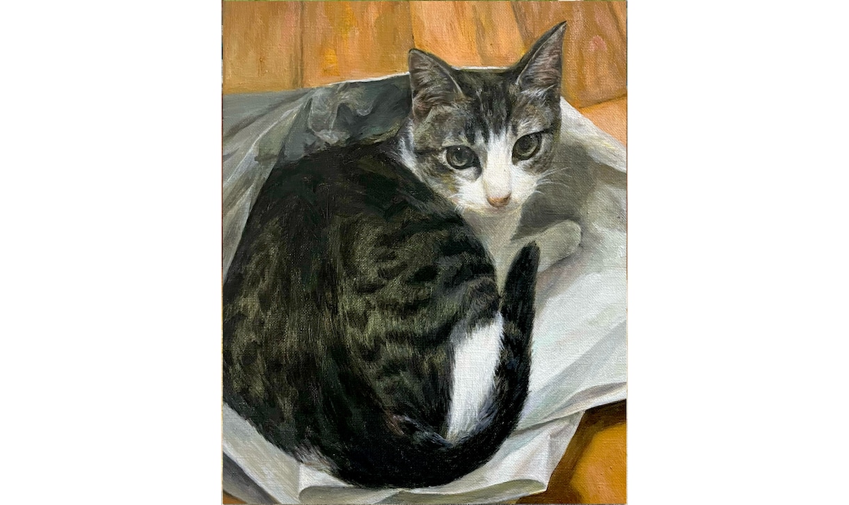ペットのリアルな肖像画描きます あなたが愛するペットを油絵で描きます。 イメージ4