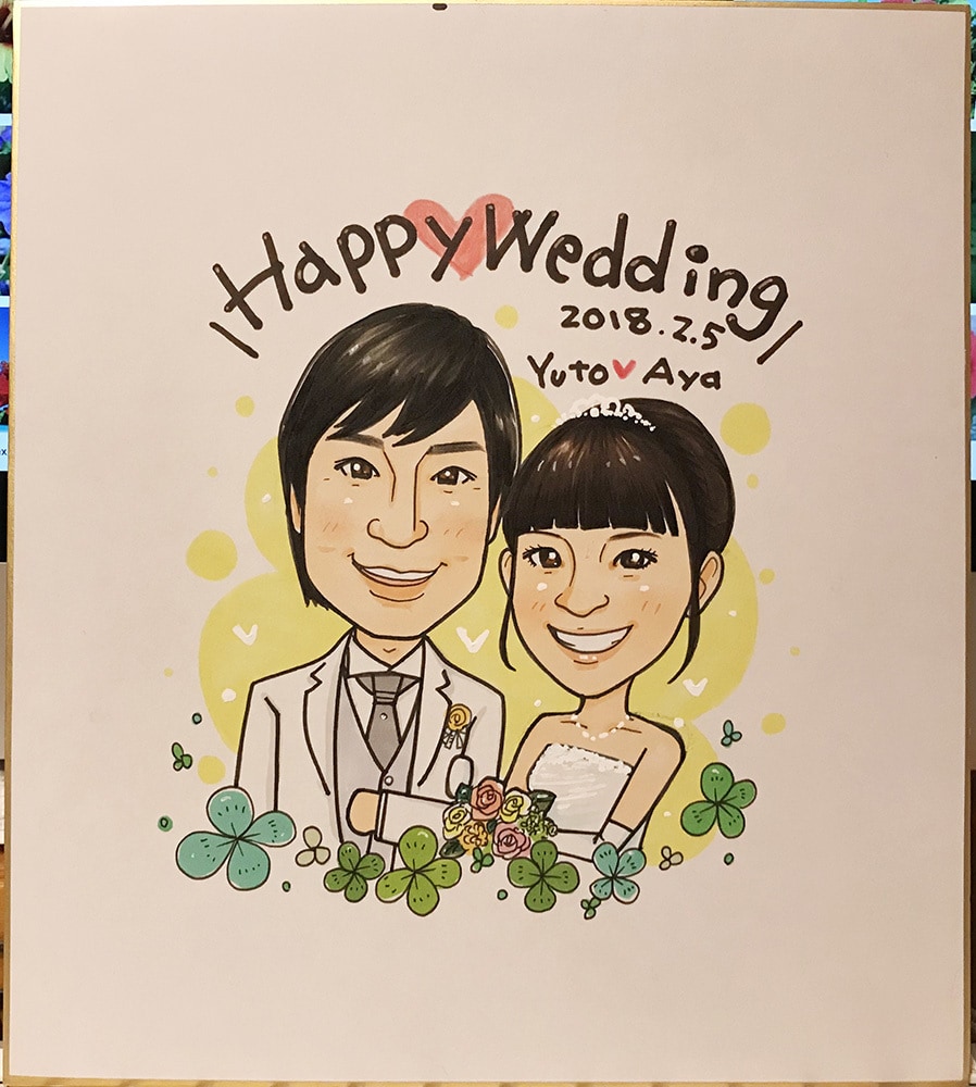 色紙に似ててかわいい喜ばれる似顔絵をお描きます ホッコリする贈って飾って喜ばれる似顔絵です。 イメージ2