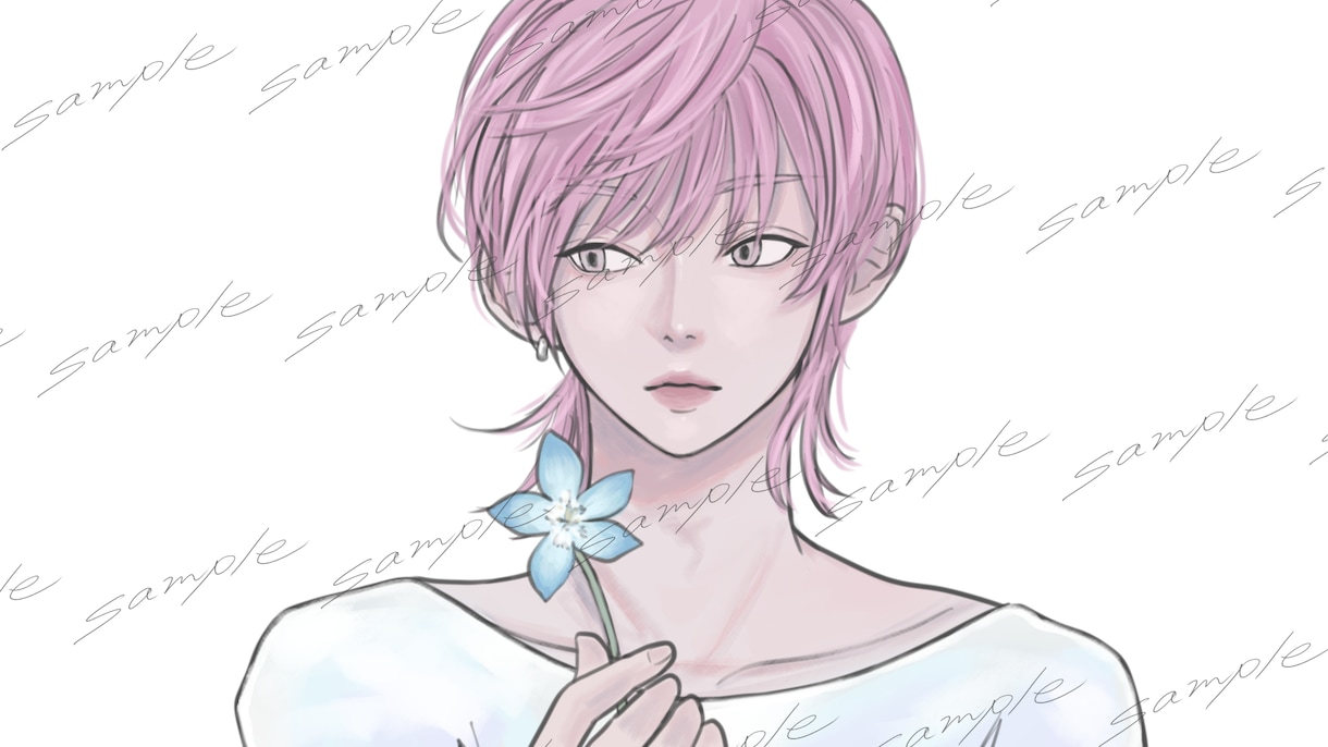 エモい｜アンニュイ｜配信で使用するイラスト描きます 周りと差がつくオリジナルイラスト ★配信をより盛り上げよう！ イメージ1