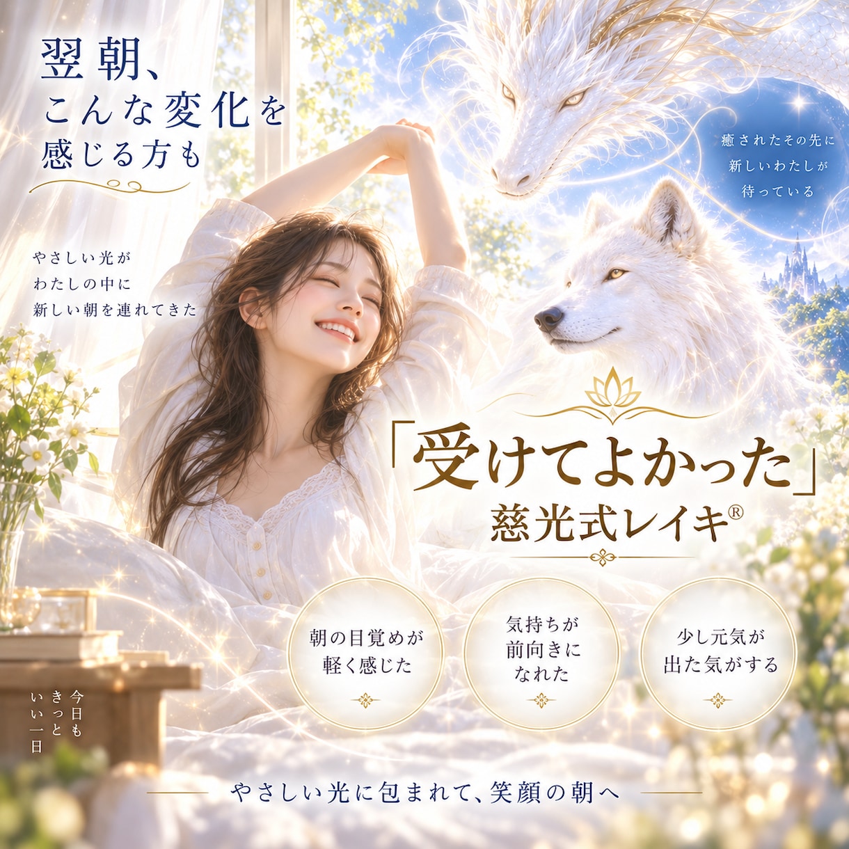 2日連続遠隔ヒーリングをお届けします ご自宅にいながら受けられる慈光式レイキ®の遠隔です。 イメージ3