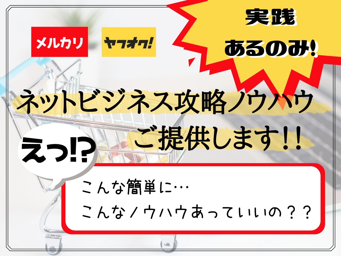 副業初心者なら転売から！初心者向けノウハウ教えます できるだけ理解しやすくまとめた、転売初心者向けのノウハウです イメージ1