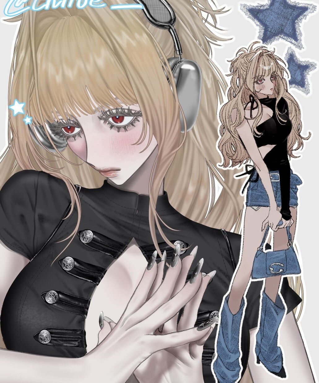 アイコン、イラスト制作します 綺麗で目力のある女の子が得意です。 イメージ10