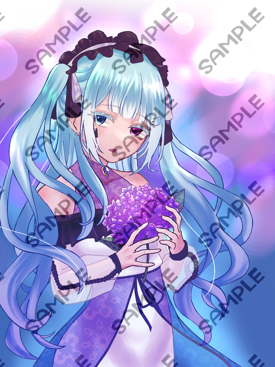 歌ってみた.ボカロMV等イラスト描きます 物語を感じる雰囲気重視イラスト描きます｜サムネ・配信可 イメージ7