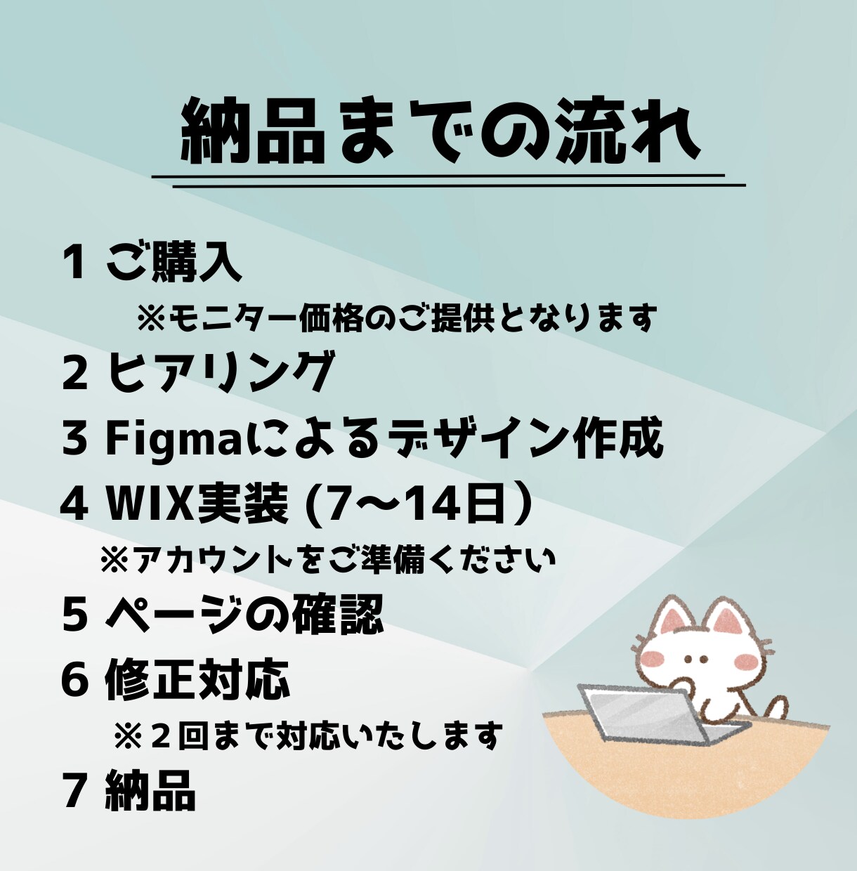 FigmaデザインからWix実装までLP制作します 先着５名さまのモニター価格にてご提供させていただきます。 イメージ2