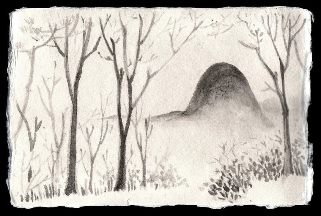 墨絵・水墨画を手描き、データ納品します 紙と墨の滲みが美しい本格水墨画。彩色も可能です。 イメージ9