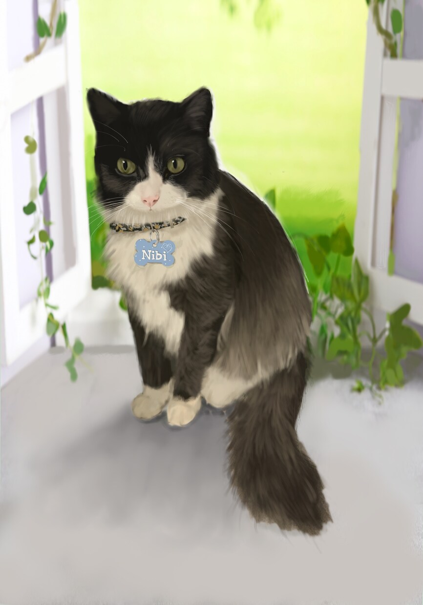 大切なペットの肖像画をお描きします ペットの思い出を写真とは違った、肖像画にして飾りませんか？ イメージ3