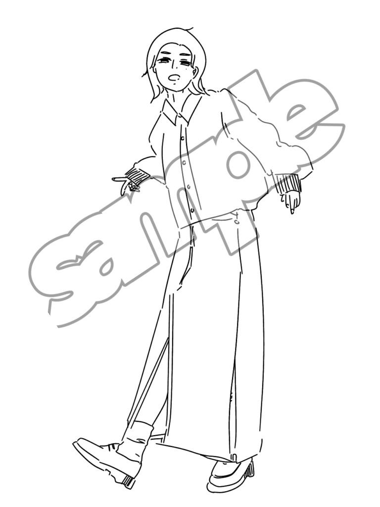 丸みイラスト、線画を得意としています 元ある画像や写真のゆるキャラ化、線画で本人に寄せるスタイル。 イメージ4