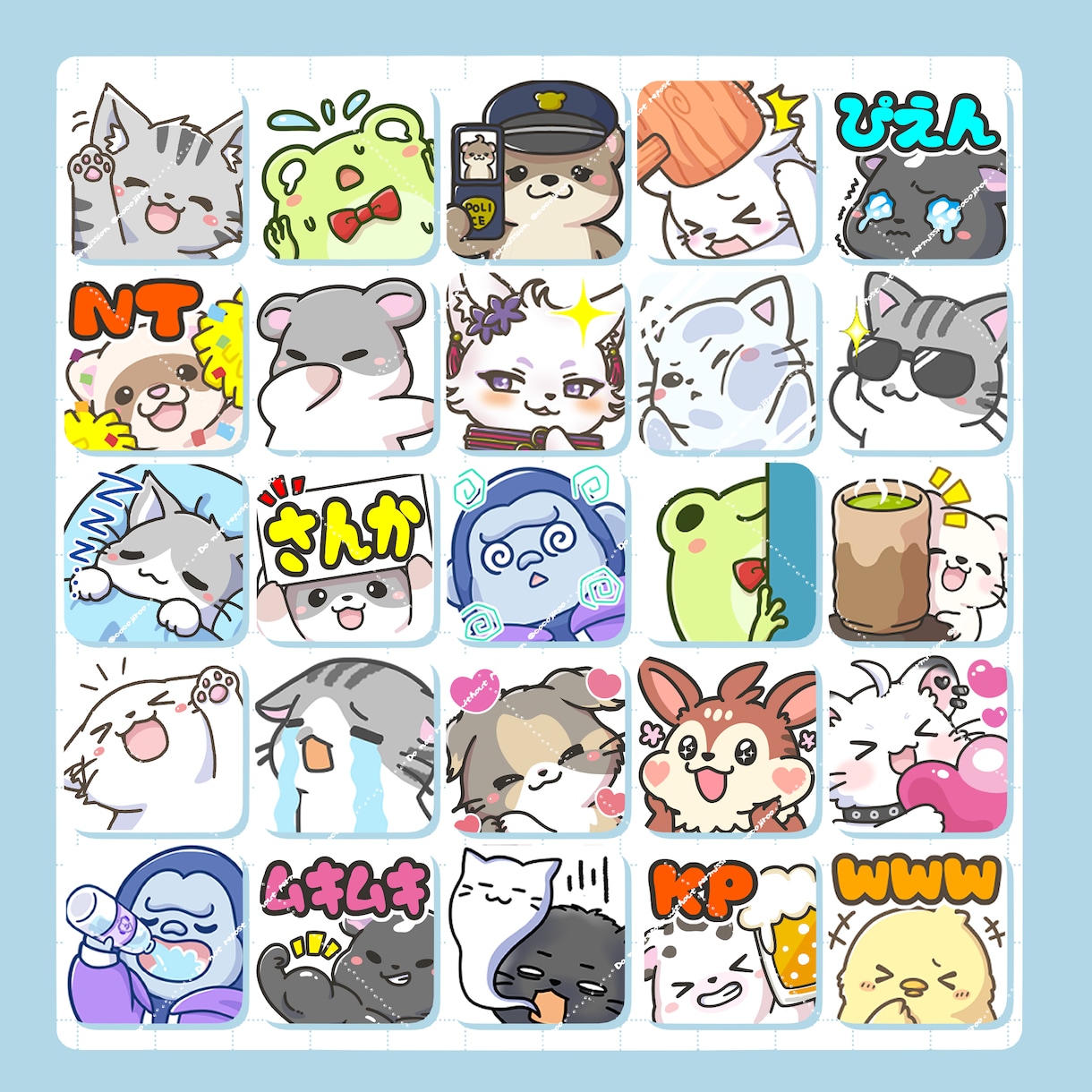 配信用・LINEスタンプ作成します Twitchパネルも対応しています！ イメージ3