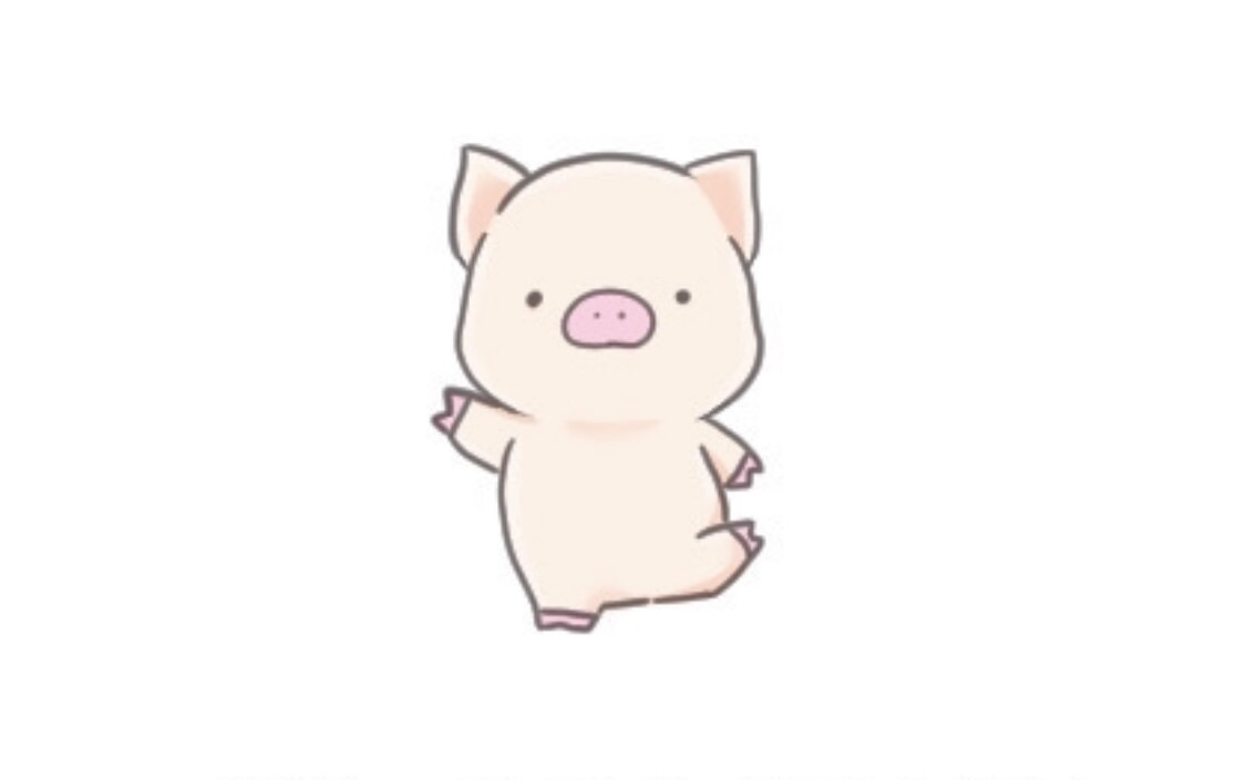 ゆるいアイコンイラストをお描きます かわいい！ゆるい！淡色単色デフォルメイラスト イメージ1