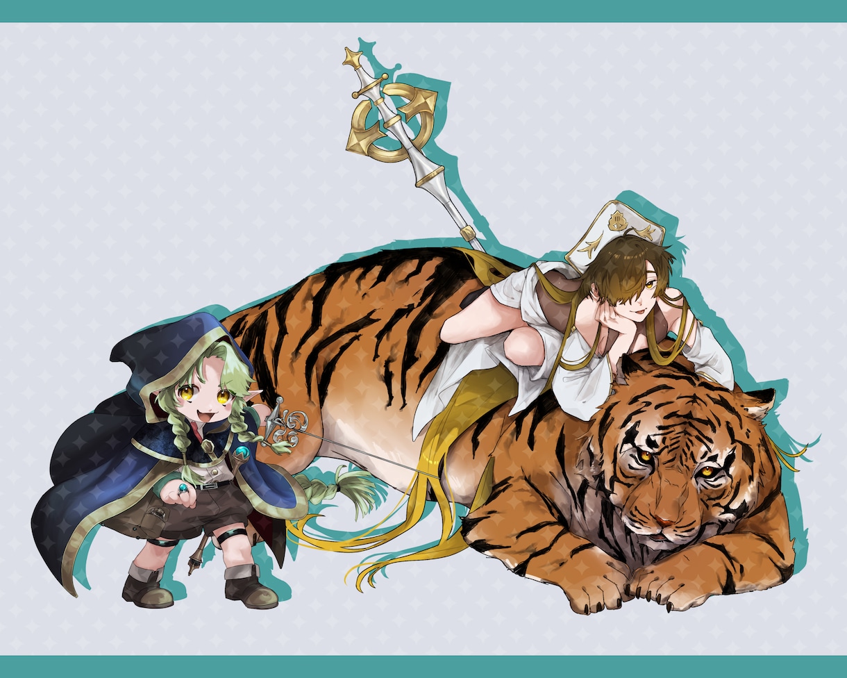魅力的なTRPG/Vtuber立ち絵描きます TRPG/動画/ゲーム、相談次第で対応します！ イメージ7