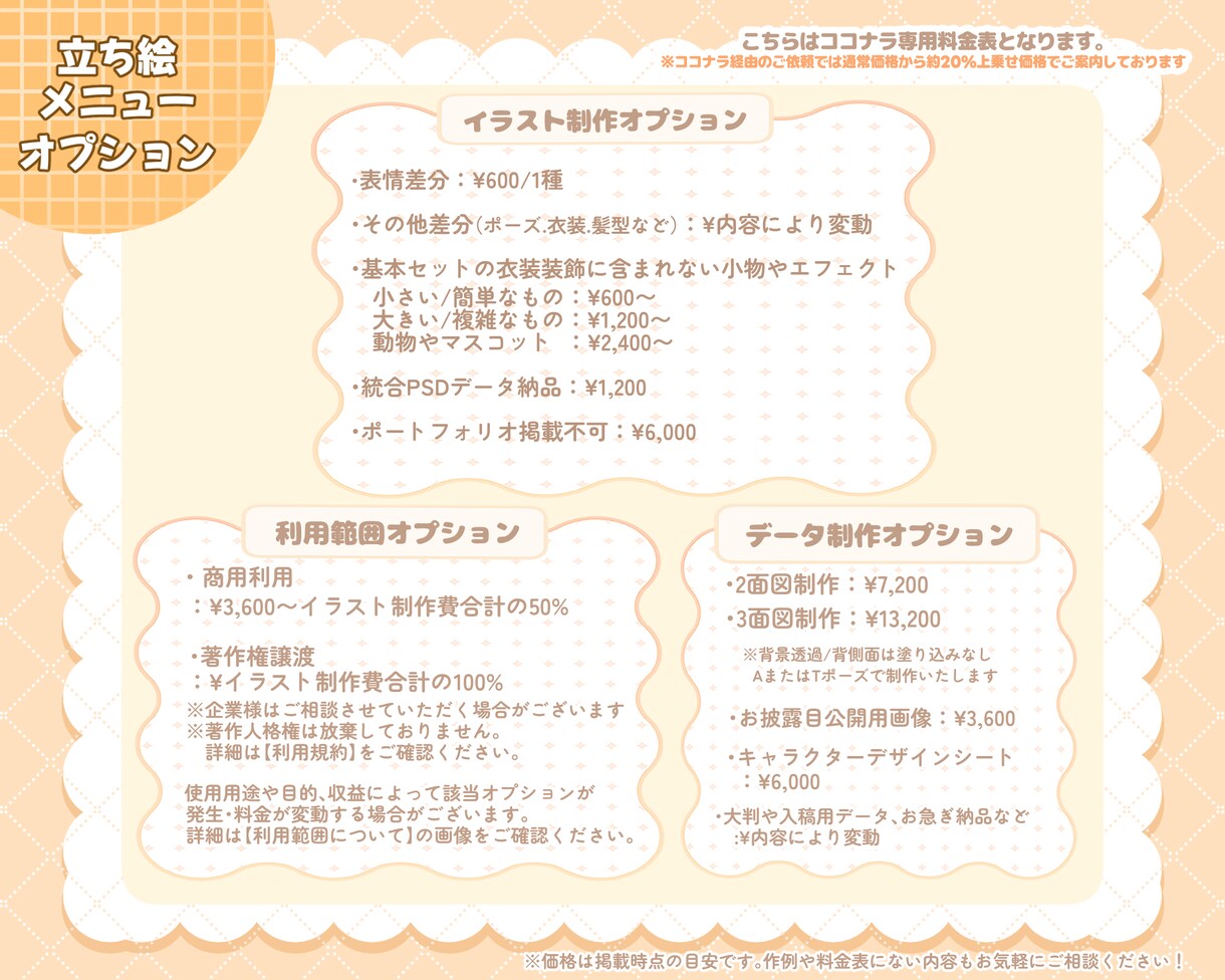 一目惚れする可愛さ♡心ときめく立ち絵を制作します 企業実績あり！個性を感じるキャラデザ・配信立ち絵・3面図も！ イメージ3