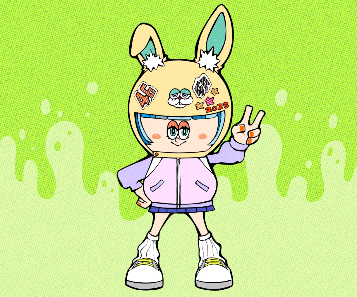 個性◎ポップでかわいいカートゥーンイラスト描きます 人物•動物やモンスターまでご希望用途に合わせてイラスト制作 イメージ9